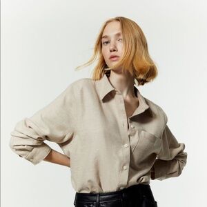 Cotton Flannel Buttondown Shirt